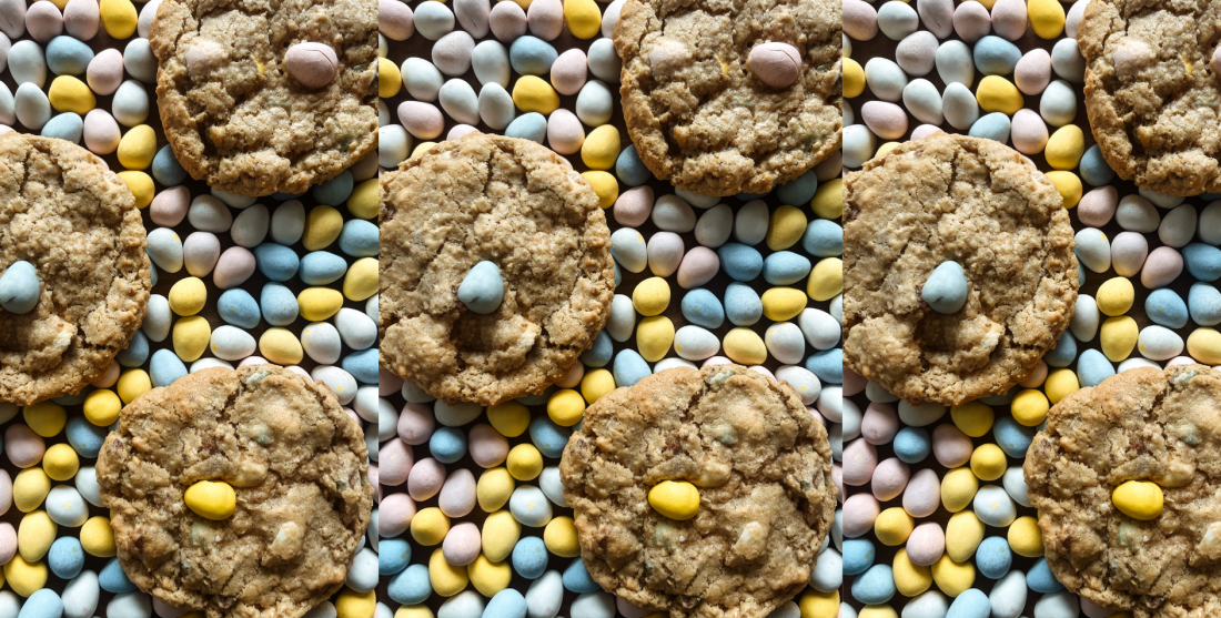 Cadbury Egg Cookie Header